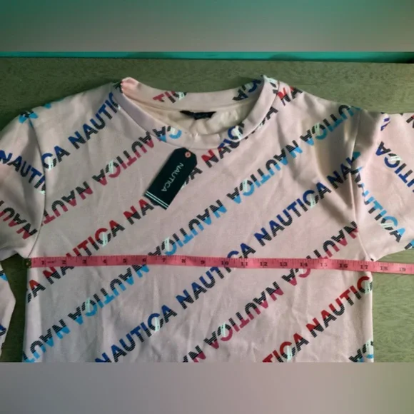 Nautica Girls A-Line Long Sleeve Fleece Dress NWT - Picture 7 of 11